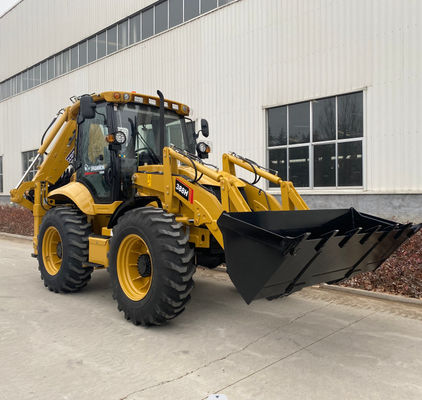 10.6 τόνων 4CX Backhoe Loader:SHANMON388H Σθεναρό και ευέλικτο εξοπλισμό μεταφοράς γης